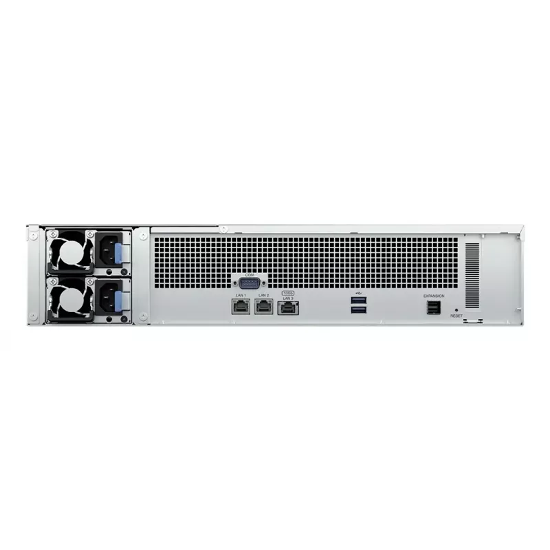 NAS Rack Synology RS2423RP+II (Rack 2U) AMD Ryzen V1780B 8 GB DDR4, 12 bahías, RAID, DiskStation Manager