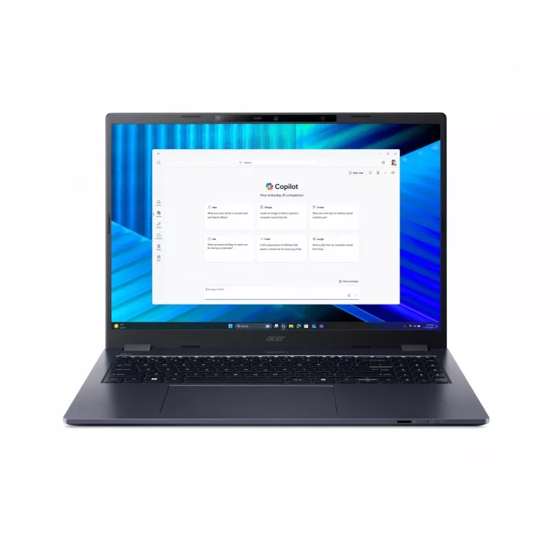 Acer TravelMate P4 TMP416-54-TCO Portátil con Intel Ultra 7 255U, 16 GB RAM, 512 GB SSD, Windows 11 Pro
