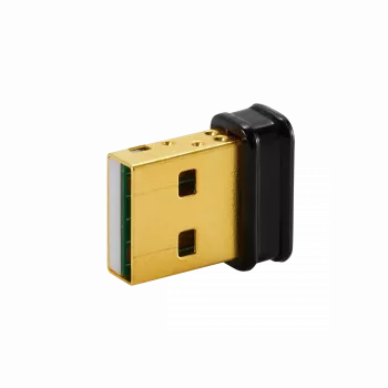 Adaptador Bluetooth USB ASUS USB-BT600, interfaz Bluetooth, USB host, 1,5 Mbit/s, alimentado por USB, negro/dorado