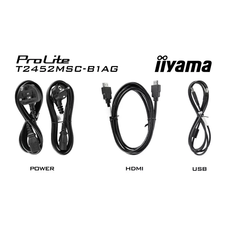 IIYAMA ProLite T2452MSC-B2AG Monitor táctil 24