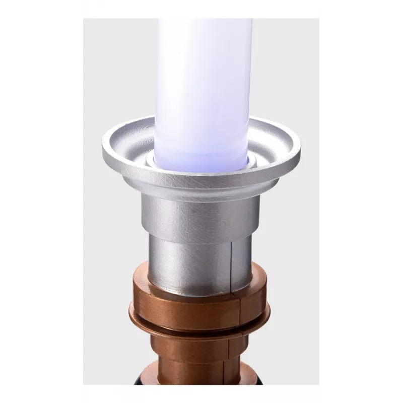 Lámpara de mesa Ukonic 16987 Negro Cobre Gris Blanco Luz azul 595mm