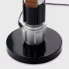 Lámpara de mesa Ukonic 16987 Negro Cobre Gris Blanco Luz azul 595mm