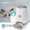 Nedis WIFIPET10CWT Dispensador automático de comida para mascotas 3,7 L Wi-Fi