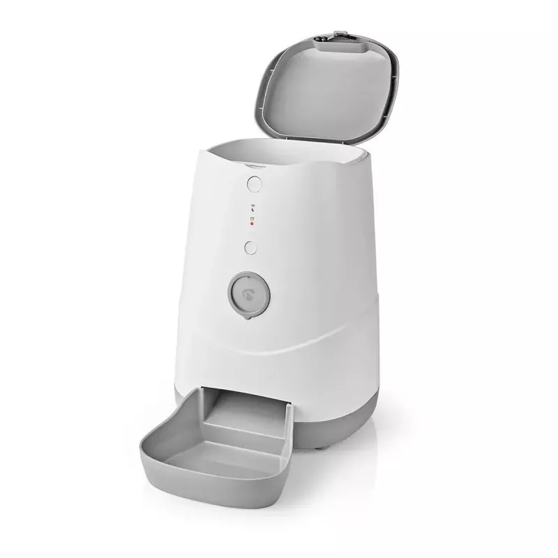 Nedis WIFIPET10CWT Dispensador automático de comida para mascotas 3,7 L Wi-Fi