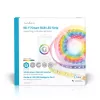 Tira de luz inteligente Nedis WIFILS51CRGB – Wi‑Fi, RGB, 24 W, cable de 1 m, 12 mm de ancho