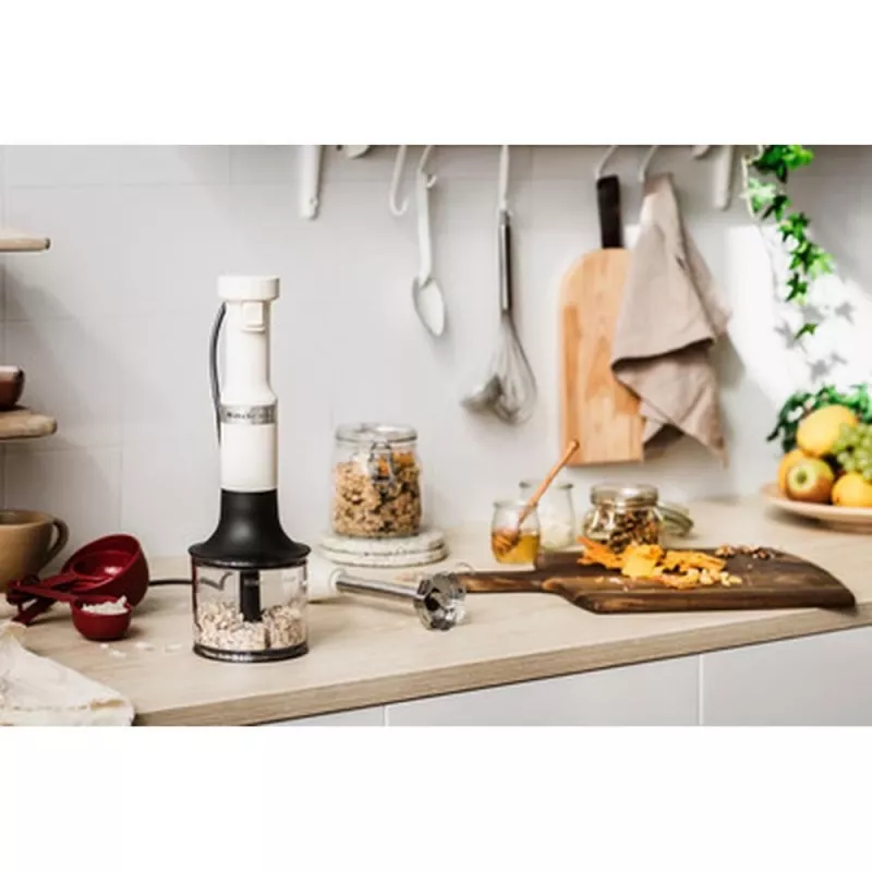 KitchenAid 5KHBV83EAC 1 L Batidora de mano 180 W crema