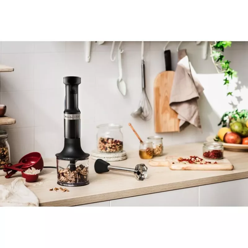 KitchenAid 5KHBV83EOB Batidora de mano 180 W negro