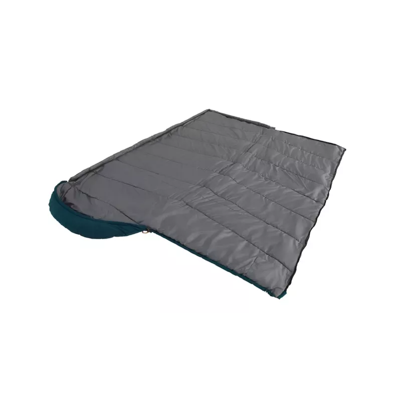 Saco de dormir Easy Camp 240207 Adulto Poliéster Oxford azul, longitud 220 cm, altura máx. 195 cm