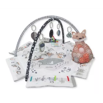 Manta de juego para bebé milly mally Baby Mat 5in1 Minky – manta multifuncional 5 en 1 para bebé para boca abajo, juego, descanso, gateo, viajes