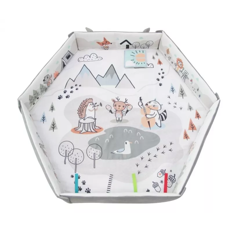 Manta de juego para bebé milly mally Baby Mat 5in1 Minky – manta multifuncional 5 en 1 para bebé para boca abajo, juego, descanso, gateo, viajes
