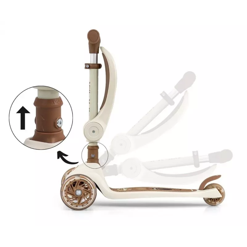 Patinete milly mally Milly Mally Scooter Fuzzy Classic — patinete infantil, beige