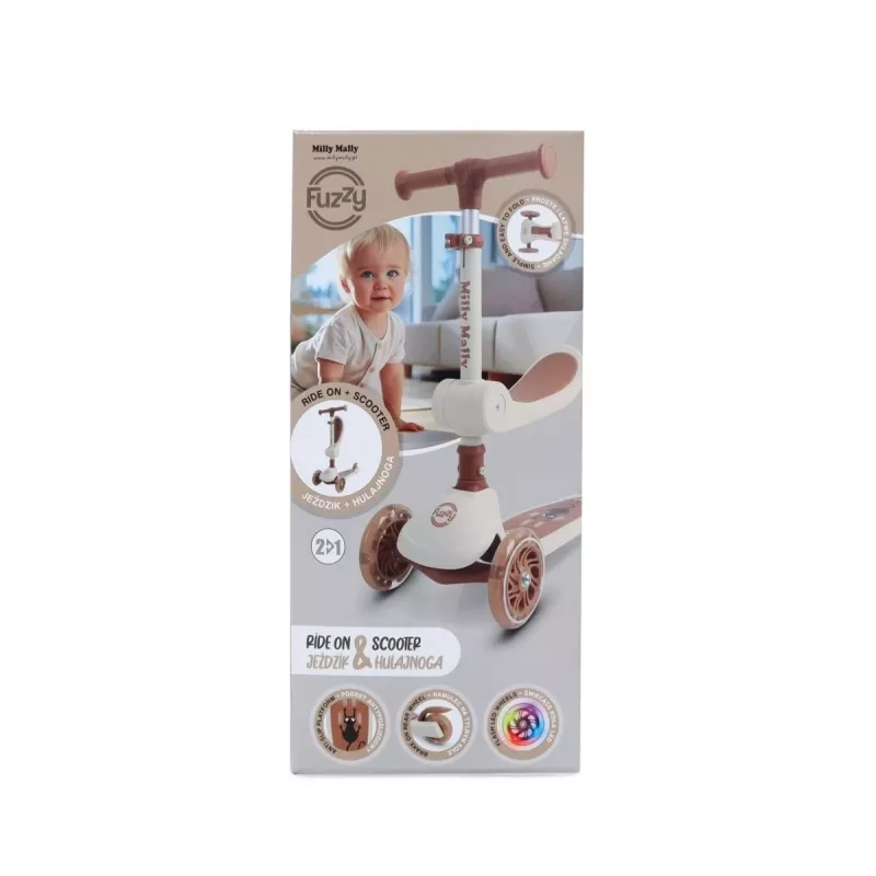 Patinete milly mally Milly Mally Scooter Fuzzy Classic — patinete infantil, beige