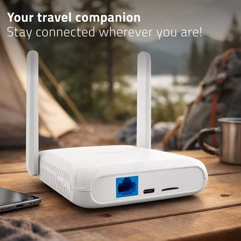 Router QOLTEC 56980 – router móvil 4G LTE con Wi‑Fi 6