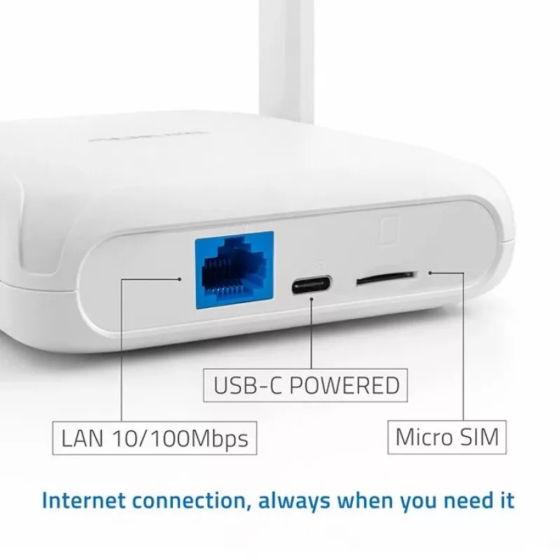 Router QOLTEC 56980 – router móvil 4G LTE con Wi‑Fi 6