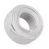 Cable coaxial MACLEAN MCTV-470 RG-6/U 25 m, blanco
