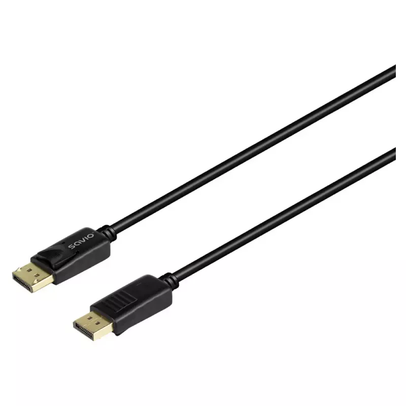Cable DisplayPort SAVIO CL-204 v1.4 1 m, compatibilidad DP 1.4