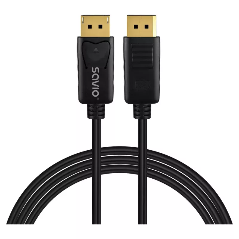 Cable DisplayPort SAVIO CL-204 v1.4 1 m, compatibilidad DP 1.4