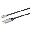 Cable USB-C a DisplayPort SAVIO CL-208 (DisplayPort 1.2, 2 m)