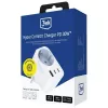 3MK Charger Comfort Charger GaN 30W blanco – fuente de alimentación USB, salida GaN 30W