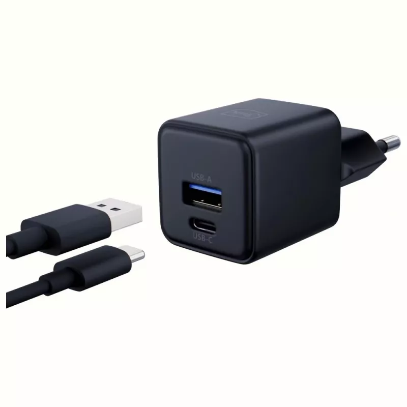 Cargador 3MK Hyper GaN 20W QC4+ cargador rápido USB-C 20 W, GaN, QC4+
