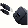 Cargador 3MK Hyper GaN 20W QC4+ cargador rápido USB-C 20 W, GaN, QC4+