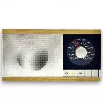 Radio Krystyna carcasa de madera