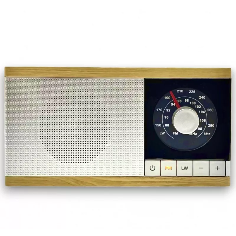 Radio Krystyna carcasa de madera