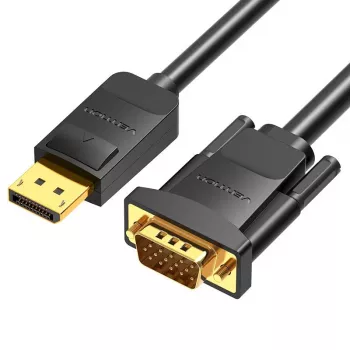Cable DP a VGA 2M/SCHWARZ Hblbh Vention