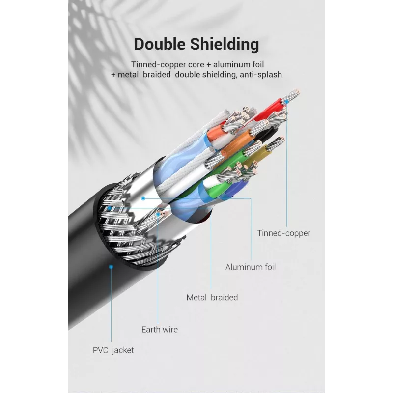 Cable DP a VGA 2M/SCHWARZ Hblbh Vention