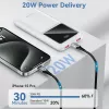 Power bank USB 10000MAH 22.5W/NEGRO FHKB0 Vention