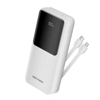 Power bank USB 20000MAH 22.5W/BLANCO FHPW0 Vention