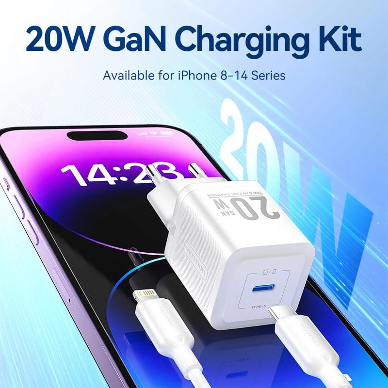 Cargador de red USB-C 20 W TZ-FEPW0-EU-02 Vention