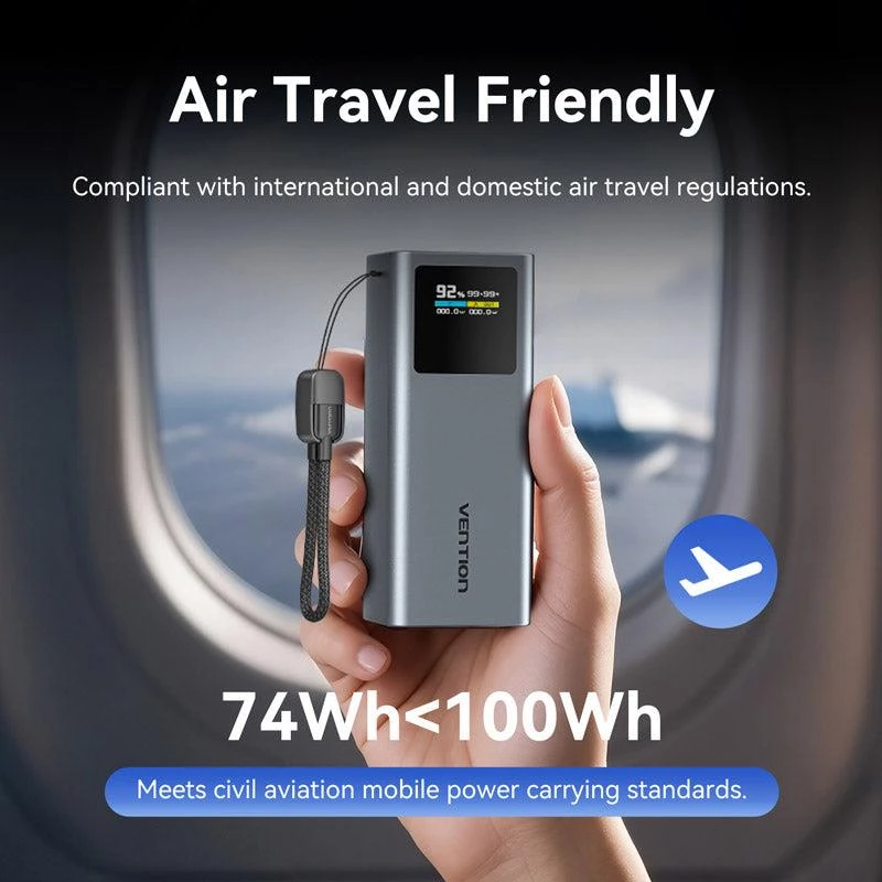 Batería externa USB 20000MAH 100W/FKCH0 Vention