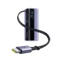 Batería externa Baseus EnerGeek GR11 20000 mAh 145W, cable USB-C retráctil, Gris