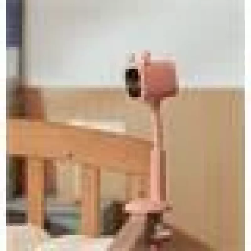EZVIZ BM1 Rabit monitor inteligente de bebé con batería, magnético para interior, con fijación por tornillos Rosa