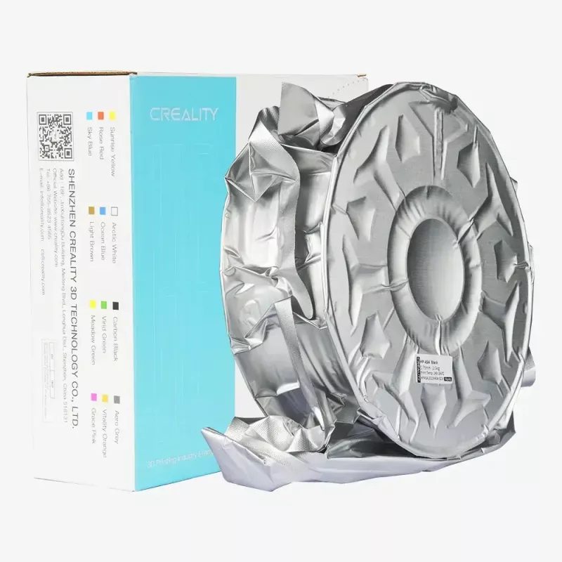 Filamento para impresión 3D Creality ASA Negro 1 kg (3301100002)