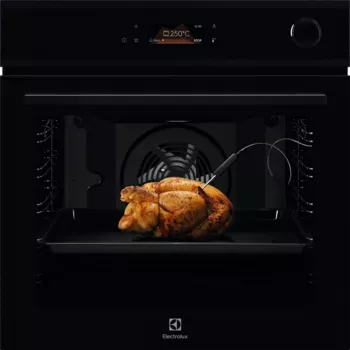 Horno empotrable Electrolux EOC8P39H, limpieza pirolítica, negro mate, clase de eficiencia energética A+