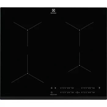 Placa de inducción empotrable Electrolux EIT61443B, 4 zonas, control táctil