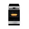Cocina independiente Electrolux LKR540266X — placa vitrocerámica de 4 zonas, horno eléctrico 57 l, acero inoxidable, clase de eficiencia energética A, 50 cm