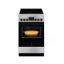 Cocina independiente Electrolux LKR540266X — placa vitrocerámica de 4 zonas, horno eléctrico 57 l, acero inoxidable, clase de eficiencia energética A, 50 cm