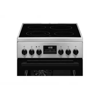 Cocina independiente Electrolux LKR540266X — placa vitrocerámica de 4 zonas, horno eléctrico 57 l, acero inoxidable, clase de eficiencia energética A, 50 cm
