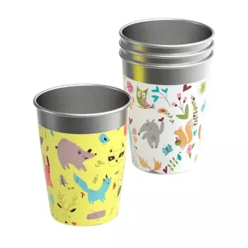 Set de vasos infantiles Sigg 8973.60 Wildlife 0,35 L