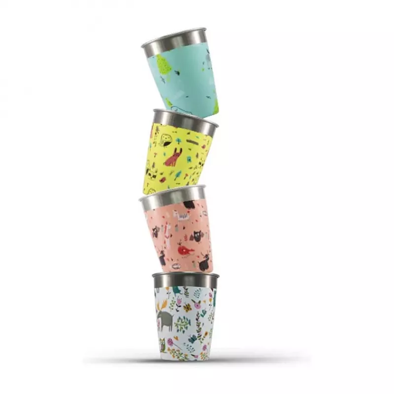 Set de vasos infantiles Sigg 8973.60 Wildlife 0,35 L