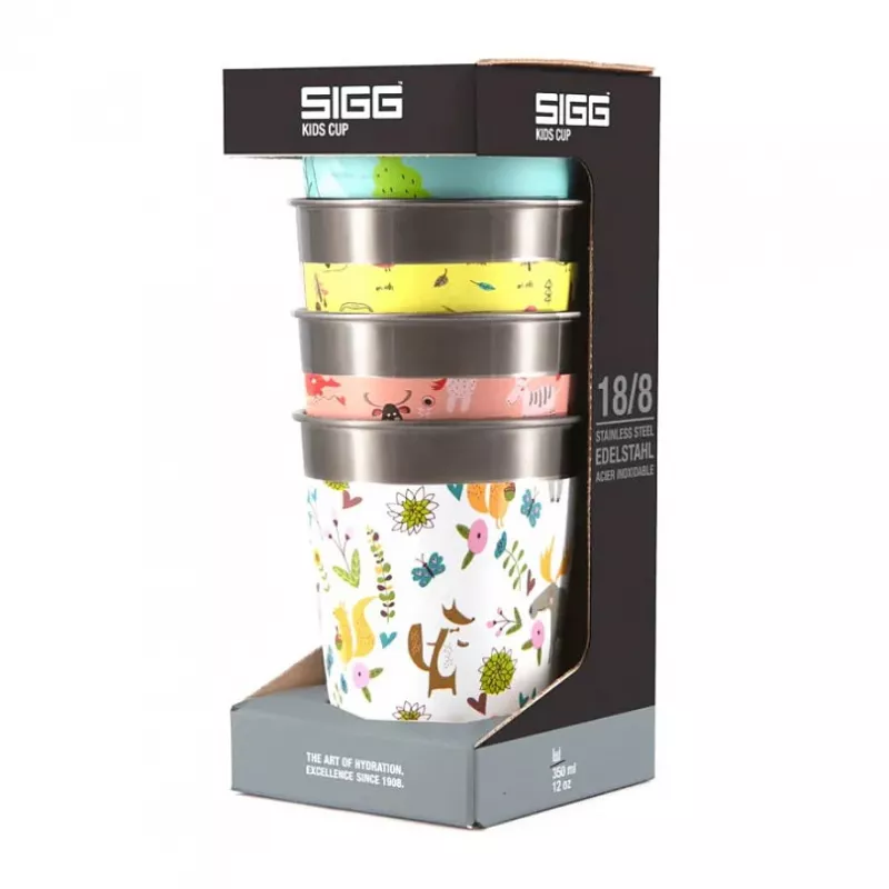 Set de vasos infantiles Sigg 8973.60 Wildlife 0,35 L