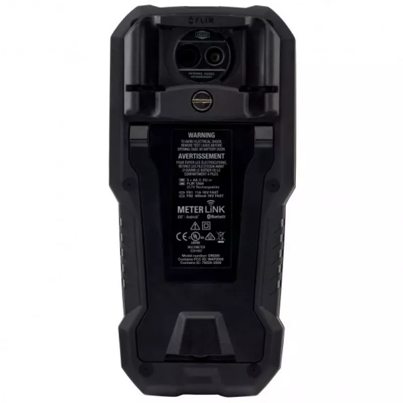 Cámara termográfica FLIR DM 285-FK negra 160 x 120 píxeles pantalla integrada TFT
