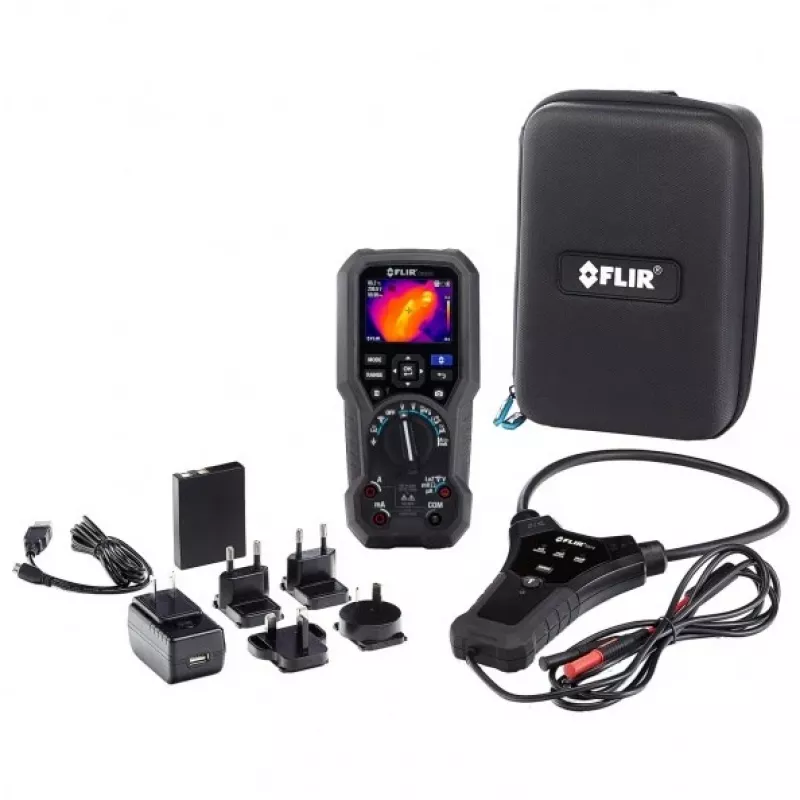 Cámara termográfica FLIR DM 285-FK negra 160 x 120 píxeles pantalla integrada TFT