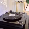 Tocadiscos con transmisión por correa Energy Sistem BlackSpin negro transparente 33 45 78 rpm