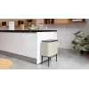 Cubo de basura con pedal Brabantia Bo Touch Bin 33 L 3 cubos beige ancho 540 mm fondo 312 mm alto 680 mm