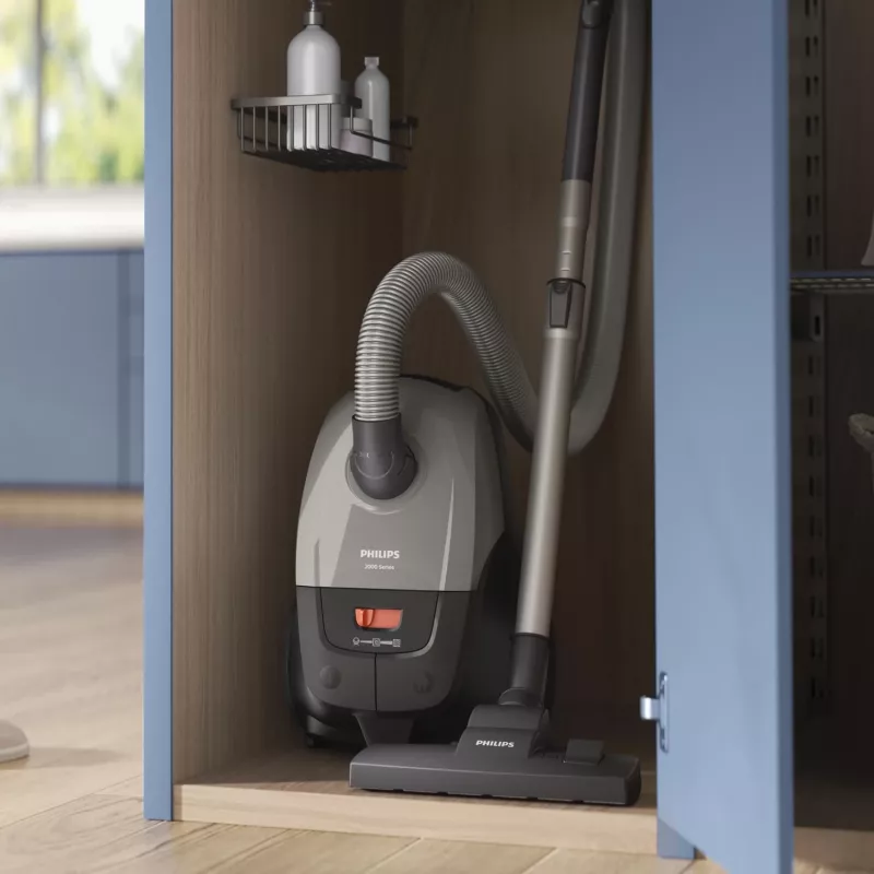 Aspirador de escoba Philips 2000 series XD2152/12 — 850 W, 3 L bolsa de polvo, filtro HEPA, limpieza en seco