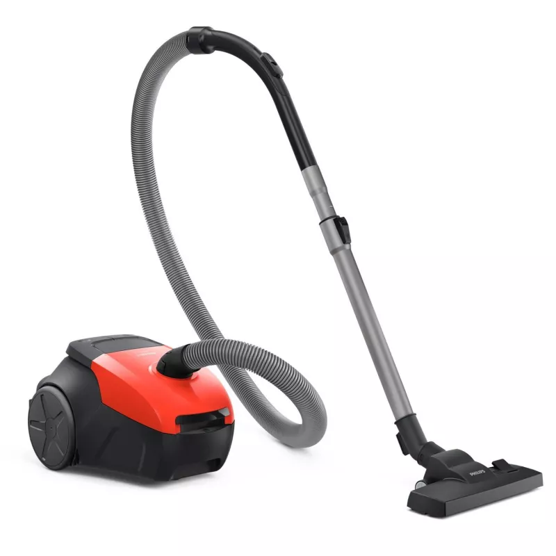 Aspirador de suelo Philips 1000 Series XD1111/10, 800 W, limpieza en seco, bolsa de polvo 3 L, HEPA, 77 dB
